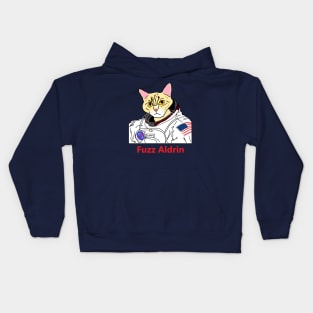 Famous Cats - Fuzz Aldrin Kids Hoodie